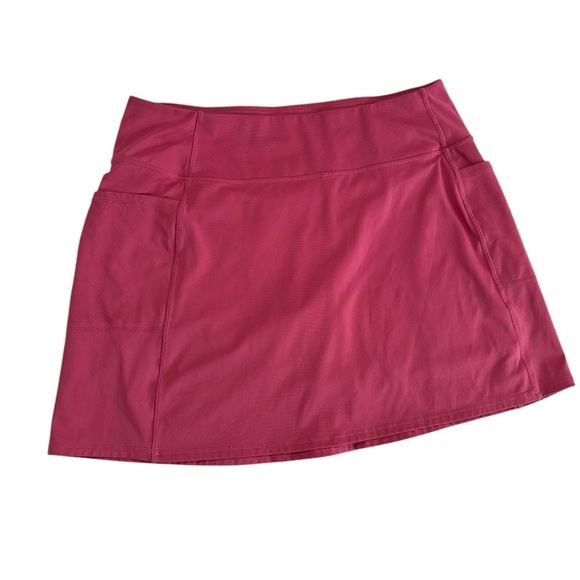 Skechers Women's Pink Tennis Golf Athletic Workout Skorts with Pockets Size L - Picture 1 of 16